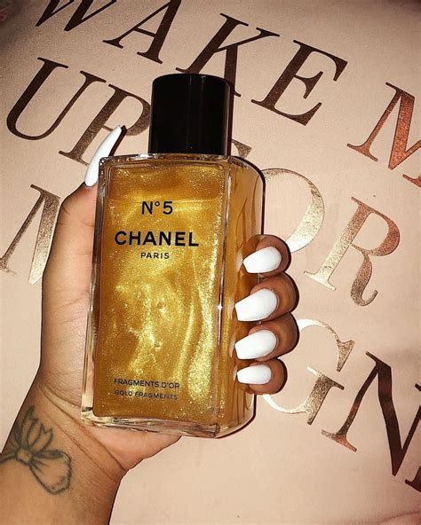 chanel body glow oil